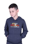 KAPÜŞONLU KANGURU CEPLİ STAY STRONG BASKILI ERKEK ÇOCUK SWEATSHİRT