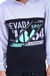 Kids trend Erkek Baskılı Kapüşonlu Eşofman Takımı