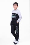 Kids trend Erkek Baskılı Kapüşonlu Eşofman Takımı