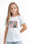 KIZ ÇOCUK BASİC BEAR STAYLE BASKILI T-SHİRT
