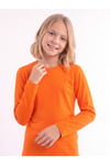 Kız Çocuk Basic Düz Renk Uzun Kollu Sweatshirt