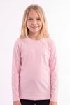 Kız Çocuk Basic Düz Renk Uzun Kollu Sweatshirt