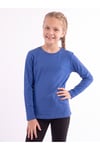 Kız Çocuk Basic Düz Renk Uzun Kollu Sweatshirt