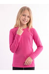 Kız Çocuk Basic Düz Renk Uzun Kollu Sweatshirt