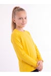 Kız Çocuk Basic Düz Renk Uzun Kollu Sweatshirt