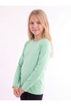 Kız Çocuk Basic Düz Renk Uzun Kollu Sweatshirt