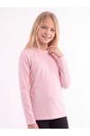 Kız Çocuk Basic Düz Renk Uzun Kollu Sweatshirt