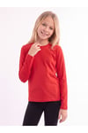 Kız Çocuk Basic Düz Renk Uzun Kollu Sweatshirt