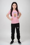 Kiz Çocuk Baskili Happy Bear Bel Detayi Lasti̇kli̇ Alt-üst Pi̇jama Takimi