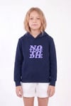 Kız Çocuk Baskılı Kanguru Cepli Uzun Kollu Kapüşonlu Sweatshirt