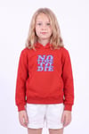 Kız Çocuk Baskılı Kanguru Cepli Uzun Kollu Kapüşonlu Sweatshirt
