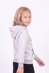 Kız Çocuk Baskılı Kanguru Cepli Uzun Kollu Kapüşonlu Sweatshirt