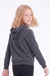 Kız Çocuk Baskılı Kanguru Cepli Uzun Kollu Kapüşonlu Sweatshirt