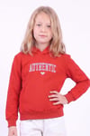 Kız Çocuk Baskılı Kanguru Cepli Uzun Kollu Kapüşonlu Sweatshirt