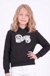 Kız Çocuk Baskılı Kanguru Cepli Uzun Kollu Kapüşonlu Sweatshirt