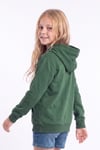 Kız Çocuk Baskılı Kanguru Cepli Uzun Kollu Kapüşonlu Sweatshirt
