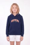 Kız Çocuk Baskılı Kanguru Cepli Uzun Kollu Kapüşonlu Sweatshirt