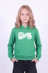 Kız Çocuk Baskılı Kanguru Cepli Uzun Kollu Kapüşonlu Sweatshirt
