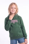 Kız Çocuk Baskılı Kanguru Cepli Uzun Kollu Kapüşonlu Sweatshirt