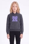 Kız Çocuk Baskılı Kanguru Cepli Uzun Kollu Kapüşonlu Sweatshirt