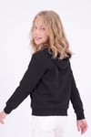 Kız Çocuk Baskılı Kanguru Cepli Uzun Kollu Kapüşonlu Sweatshirt
