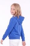 Kız Çocuk Baskılı Kanguru Cepli Uzun Kollu Kapüşonlu Sweatshirt