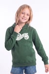 Kız Çocuk Baskılı Kanguru Cepli Uzun Kollu Kapüşonlu Sweatshirt