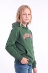 Kız Çocuk Baskılı Kanguru Cepli Uzun Kollu Kapüşonlu Sweatshirt