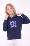 Kız Çocuk Baskılı Kanguru Cepli Uzun Kollu Kapüşonlu Sweatshirt