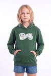 Kız Çocuk Baskılı Kanguru Cepli Uzun Kollu Kapüşonlu Sweatshirt