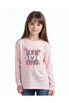 KIZ ÇOCUK BİSİKLET YAKA 3'LÜ BASİC SWEATSHİRT