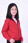 Kız Çocuk Dik Yaka Fermuarlı Basic Sweatshirt