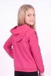 Kız Çocuk Kapüşonlu Kanguru Cepli Şerit Detaylı Sweatshirt