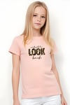 KIZ ÇOCUK LOOK BASKILI TİŞÖRT