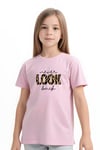 KIZ ÇOCUK LOOK BASKILI TİŞÖRT