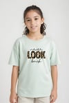 KIZ ÇOCUK LOOK BASKILI TİŞÖRT