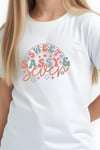 KIZ ÇOCUK SWEAT SASSY BASKILI TİŞÖRT