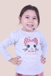 Kız Çocuk Uzun Kol Basic 3'lü Sweatshirt