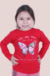 Kız Çocuk Uzun Kol Sweatshirt
