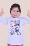 Kız Çocuk Uzun Kol Sweatshirt