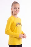 Kız Çocuk Yuvarlak Yakalı Baskı Detaylı Sweatshirt