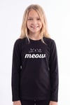 Kız Çocuk Yuvarlak Yakalı Baskı Detaylı Sweatshirt