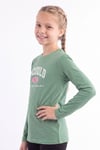 Kız Çocuk Yuvarlak Yakalı Baskı Detaylı Sweatshirt