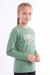 Kız Çocuk Yuvarlak Yakalı Baskı Detaylı Sweatshirt