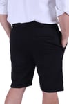 ÖRME KUMAŞ LASTİKLİ BEL DETAYLI (PANTALON GÖRÜNÜMLÜ) ERKEK ŞORT-BERMUDA