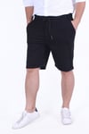 ÖRME KUMAŞ LASTİKLİ BEL DETAYLI (PANTALON GÖRÜNÜMLÜ) ERKEK ŞORT-BERMUDA