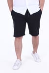ÖRME KUMAŞ LASTİKLİ BEL DETAYLI (PANTALON GÖRÜNÜMLÜ) ERKEK ŞORT-BERMUDA