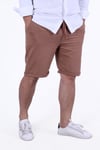 ÖRME KUMAŞ LASTİKLİ BEL DETAYLI (PANTALON GÖRÜNÜMLÜ) ERKEK ŞORT-BERMUDA
