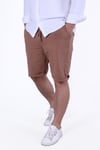 ÖRME KUMAŞ LASTİKLİ BEL DETAYLI (PANTALON GÖRÜNÜMLÜ) ERKEK ŞORT-BERMUDA
