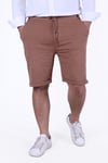 ÖRME KUMAŞ LASTİKLİ BEL DETAYLI (PANTALON GÖRÜNÜMLÜ) ERKEK ŞORT-BERMUDA
